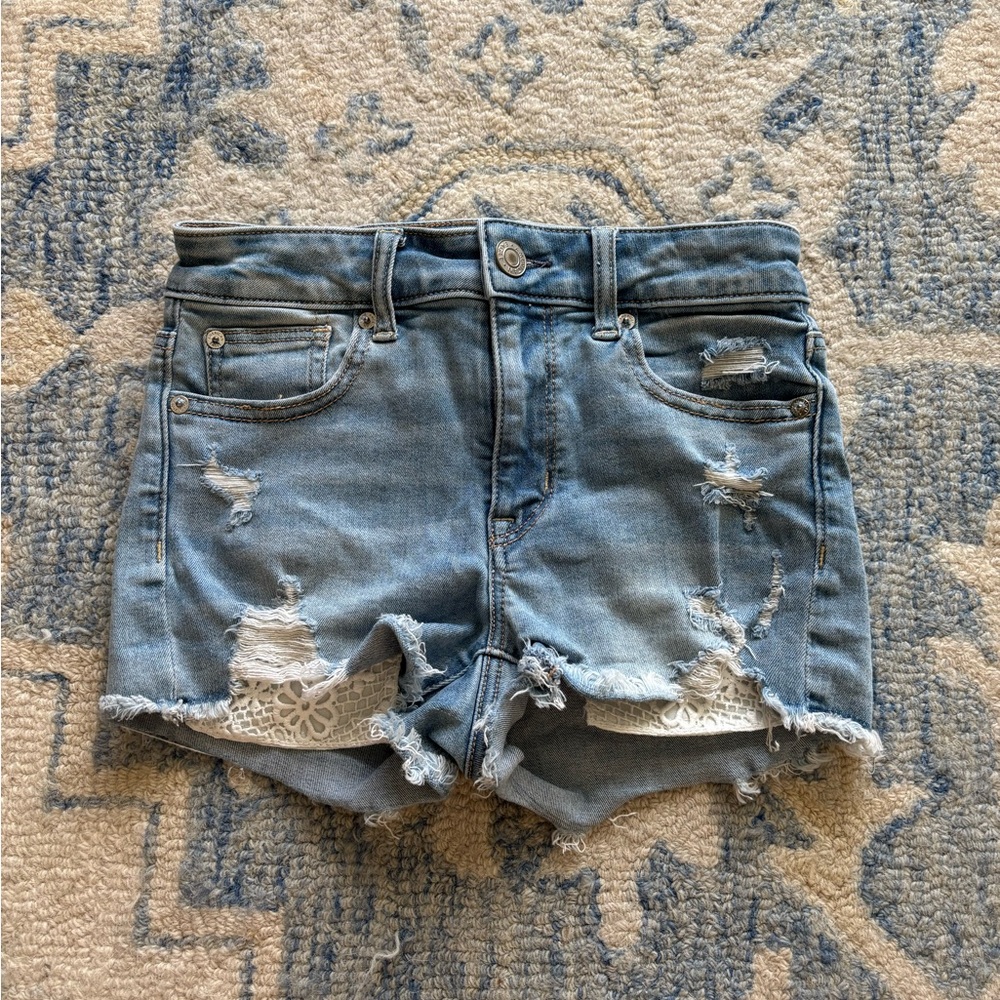 American Eagle Next Level Stretch Jean shorts woman’s 0